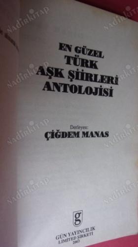 EN GÜZEL TÜRK AŞK ŞİİRLERİ ANTOLOJİSİ