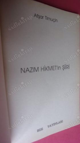 NAZIM HİKMET'İN ŞİİRİ ** 1979.T.D.K. ELEŞTİRİ ÖDÜLÜ-- 2. BASIM **