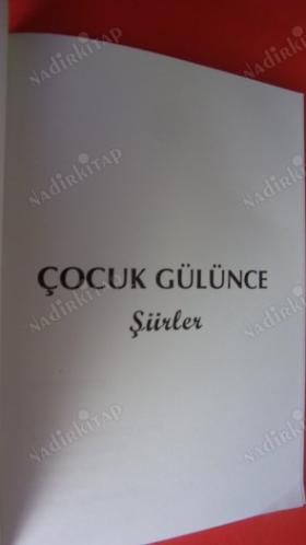 ÇOCUK GÜLÜNCE *** Birinci BASIM ***