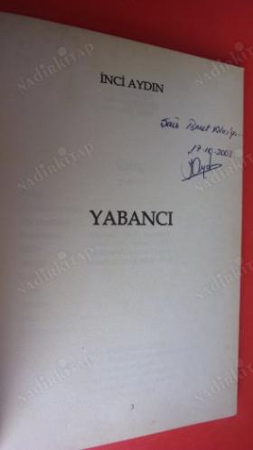 YABANCI *** Birinci BASIM --İMZALI ***
