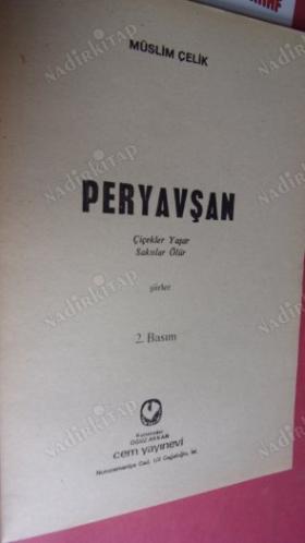 PERYAVŞAN --1989 CEYHUN ATUF KANSU ŞİİR ÖDÜLÜ