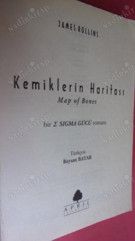 KEMİKLERİN HARİTASI** birinci basım **