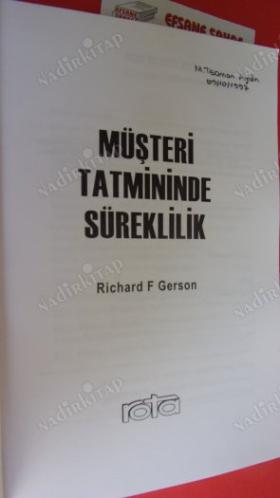 MÜŞTERİ TATMİNİNDE SÜREKLİLİK