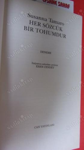 HER SÖZCÜK BİR TOHUMDUR