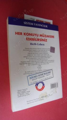 HER KONUYU MÜZAKERE EDEBİLİRSİNİZ