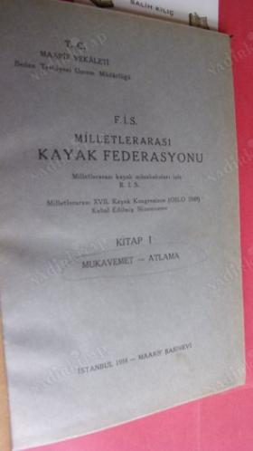 MİLLETLERARASI KAYAK FEDERASYONU KAYAK MÜSABAKALARI // CİLT -1-2- TAKIM