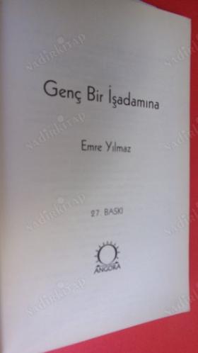 GENÇ BİR İŞADAMINA ( 27ci BASIM )