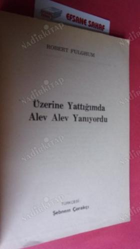 ÜZERİNE YATTIĞIMDA ALEV ALEV YANIYORDU (1.BASKI)