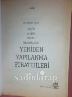 KÜÇÜK VE ORTA ÖLÇEKLİ İŞLETMELERDE YENİDEN YAPILANMA STRATEJİLERİ