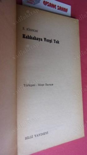 KAHKAYA VERGİ YOK