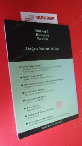 DOĞRU KARAR ALMA Harvard Business Review