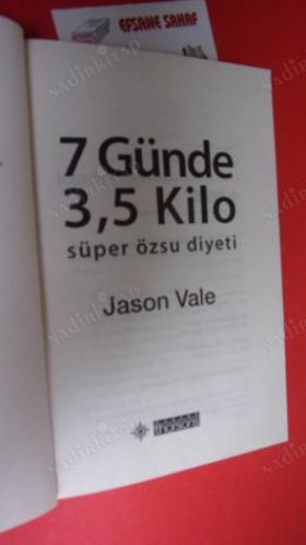 7 GÜNDE 3,5 KİLO VERİN - SÜPER ÖZSU DİYETİ -