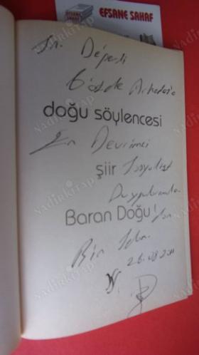 DOĞU SÖYLENCESİ *** Birinci BASIM -- İMZALI ***