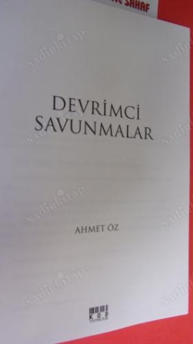 DEVRİMCİ SAVUNMALAR