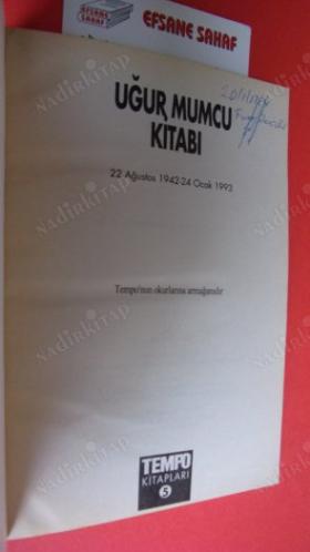 UĞUR MUMCU KİTABI - 22 AĞUSTOS 1942- 24 OCAK 1993