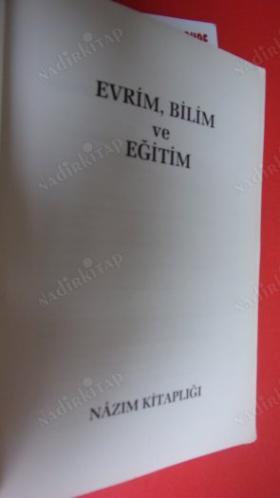 EVRİM BİLİM VE EĞİTİM