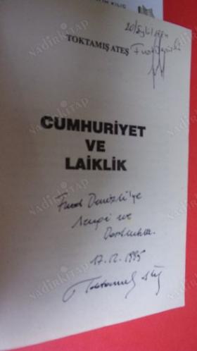CUMHURİYET VE LAİKLİK **** Birinci BASIM - İMZALI ***
