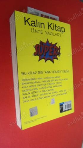 KALIN KİTAP (İNCE YAZILAR)