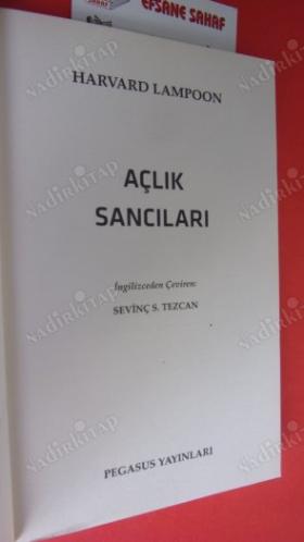 AÇLIK SANCILARI PARODİ *** Birinci BASIM ***