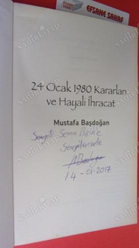 24 Ocak 1980 Kararları ve Hayali İhracat (1. Baskı & İmzalı)