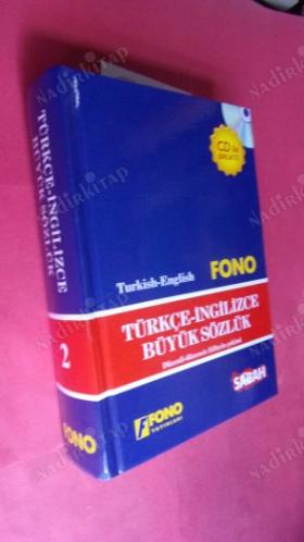 FONO TÜRKÇE - İNGİLİZCE İNGİLİZCE TÜRKÇE BÜYÜK SÖZLÜK Düzenli - Düzensiz Fiillerin çekimi - 2 CİLT TAKIM- CD'Lİ - CİLTLİ