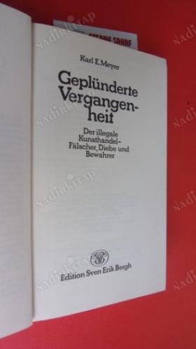 Geplünderte Vergangenheit Der illegale Kunsthandel falscher . Diebe und Bewahrer...