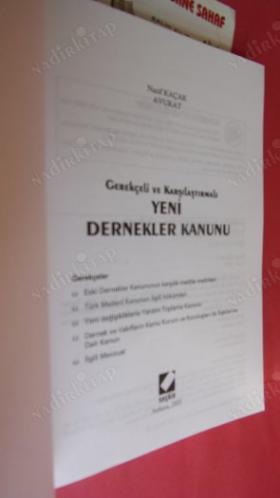 YENİ DERNEKLER KANUNU