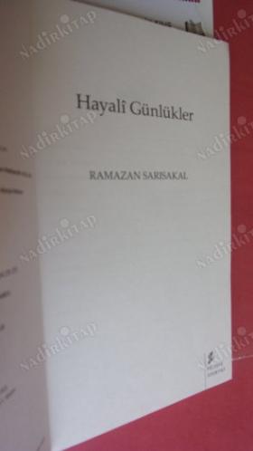HAYALİ GÜNLÜKLER *** Birinci BASIM ***