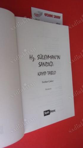 HZ. SÜLEYMAN'IN SANDIĞI - KAYIP TABLO