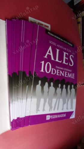 ALES Sözel Adaylar İçin - Tamamı Çözümlü *10 Fasikül ( ÇÖZÜM KİTAÇIĞI )