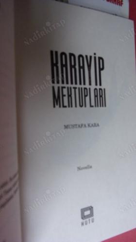 KARAYİP MEKTUPLARI *** Birinci BASIM **