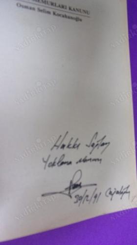 GEREKÇELİ-AÇIKLAMALI DEVLET MEMURLARI KANUNU
