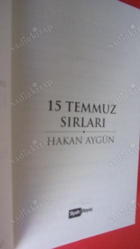 15. TEMMUZ SIRLARI . 15 / 7.