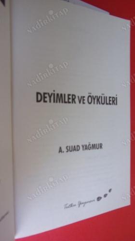 DEYİMLER VE ÖYKÜLERİ // Birinci BASIM //
