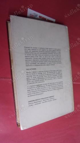 ISSUES IN PARTICIPANT OBSERVATION .A TEXT AND READER ( Katılımcı Gözlemle İlgili Sorunlar; Bir Metin ve Okuyucu)