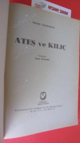 ATEŞ VE KILIÇ ( NOBEL-- 1905 .