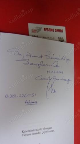 AY KAÇACAK MASAMDAN ** Birinci BASIM -Ahmet Bahadıra -- İMZALI **