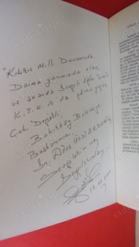ANDIMIZ OLSUN Kİ BU TOPRAKLAR BİZİM Yazılmayanlar, Söylenmeyenler, Gösterilmeyenler ***Birinci BASIM -Ateş Ünal Erzen'e - İMZALI ***