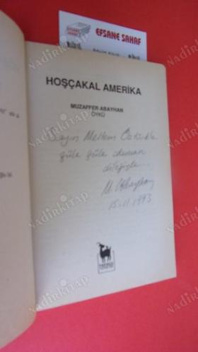 HOŞÇAKAL AMERİKA *** Meltem Öztürke -- İMZALI ***