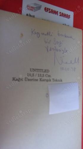 Untitled 19.5/13,5 cm. Kağıt Üzerine Karışık Teknik ** Birinci BASIM -İMZALI **