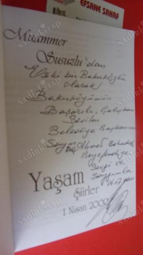 DEDE'DEN TORUN'A YAŞAM Birinci BASIM -Bakırköy Belediyesi Başkanı.Ahmet Bahadıra -İMZALI **
