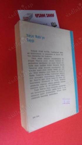 YAŞAR NABİ'YE SAYGI ** Birinci BASIM **