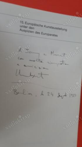 TENDENZEN DE ZWANZİGER JAHRE / 15-EUROPAİSCHE KUNSTAUSSTELLUNG / BERLİN 1977 ** İMZALI **