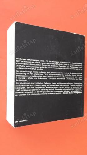 TENDENZEN DE ZWANZİGER JAHRE / 15-EUROPAİSCHE KUNSTAUSSTELLUNG / BERLİN 1977 ** İMZALI **