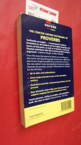 THE CONCİSE OXFORD DİCTİONARY OF PROVERBS