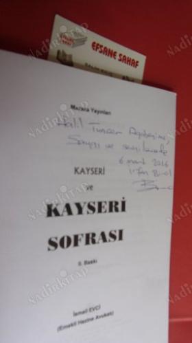 KAYSERİ ve KAYSERİ SOFRASI ** İMZALI **