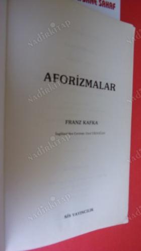 AFORİZMALAR