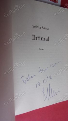 İHTİMAL **Birinci BASIM -İMZALI **