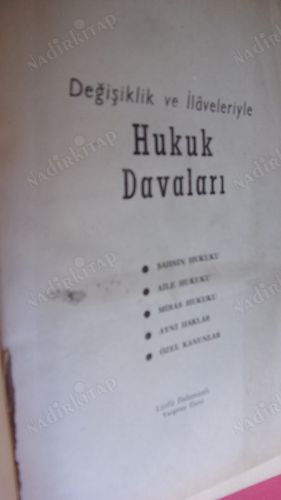 TATBİKATTA HUKUK DAVALARI (İLAVELERİYLE)