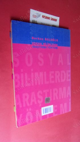 SOSYAL BİLİMLERDE ARAŞTIRMA YÖNTEMİ